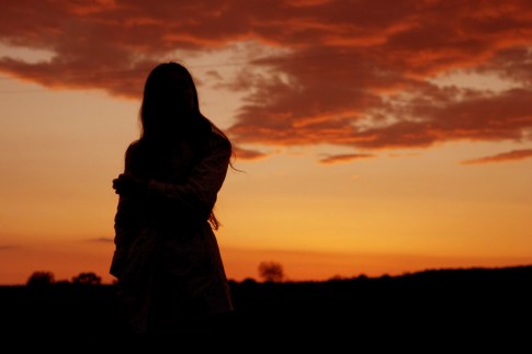 atardecer naranja. (5)